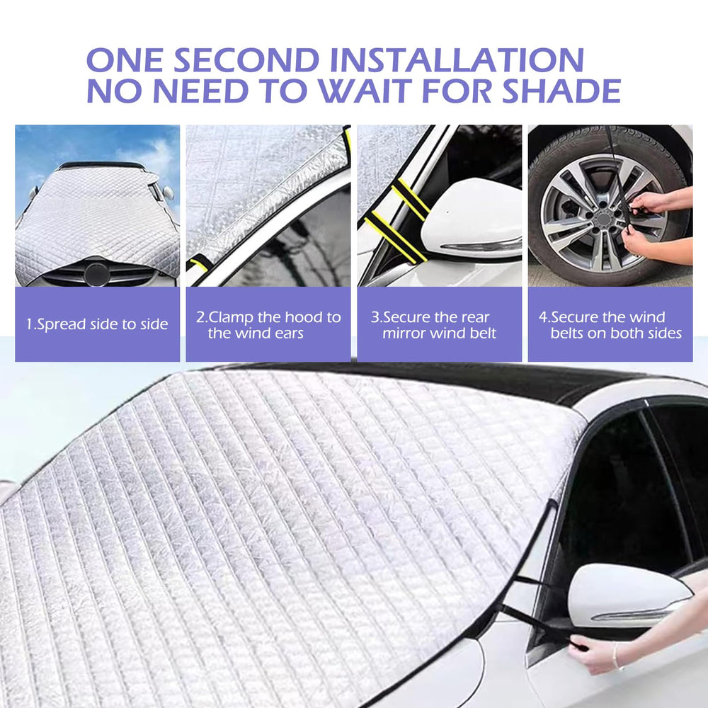 lekiliky installed cover showing secure fit and windproof protection