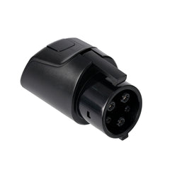 LENZ adapter front view showing connector and compact size for convenient charging