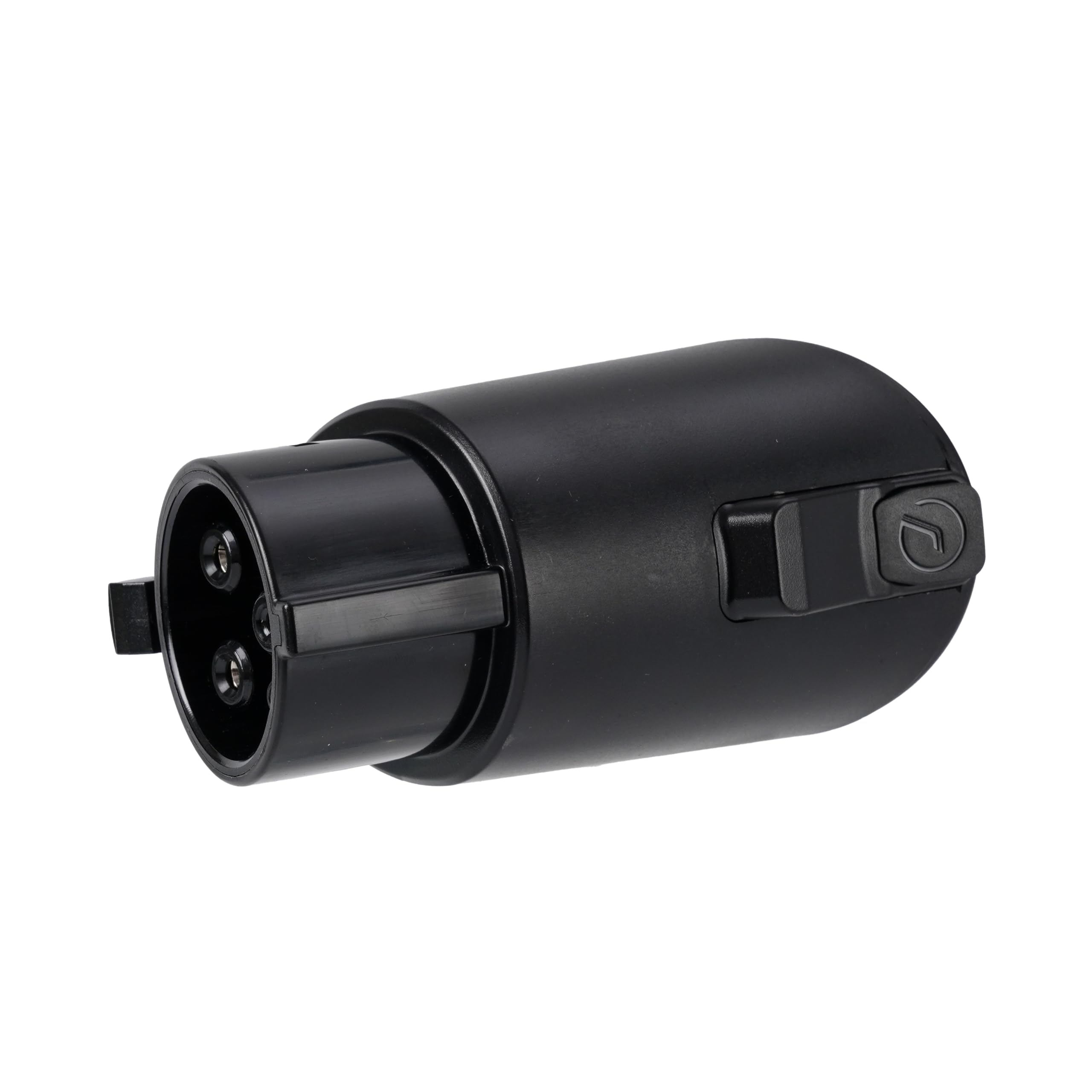 LENZ adapter beside a smartphone for size comparison and portable convenience