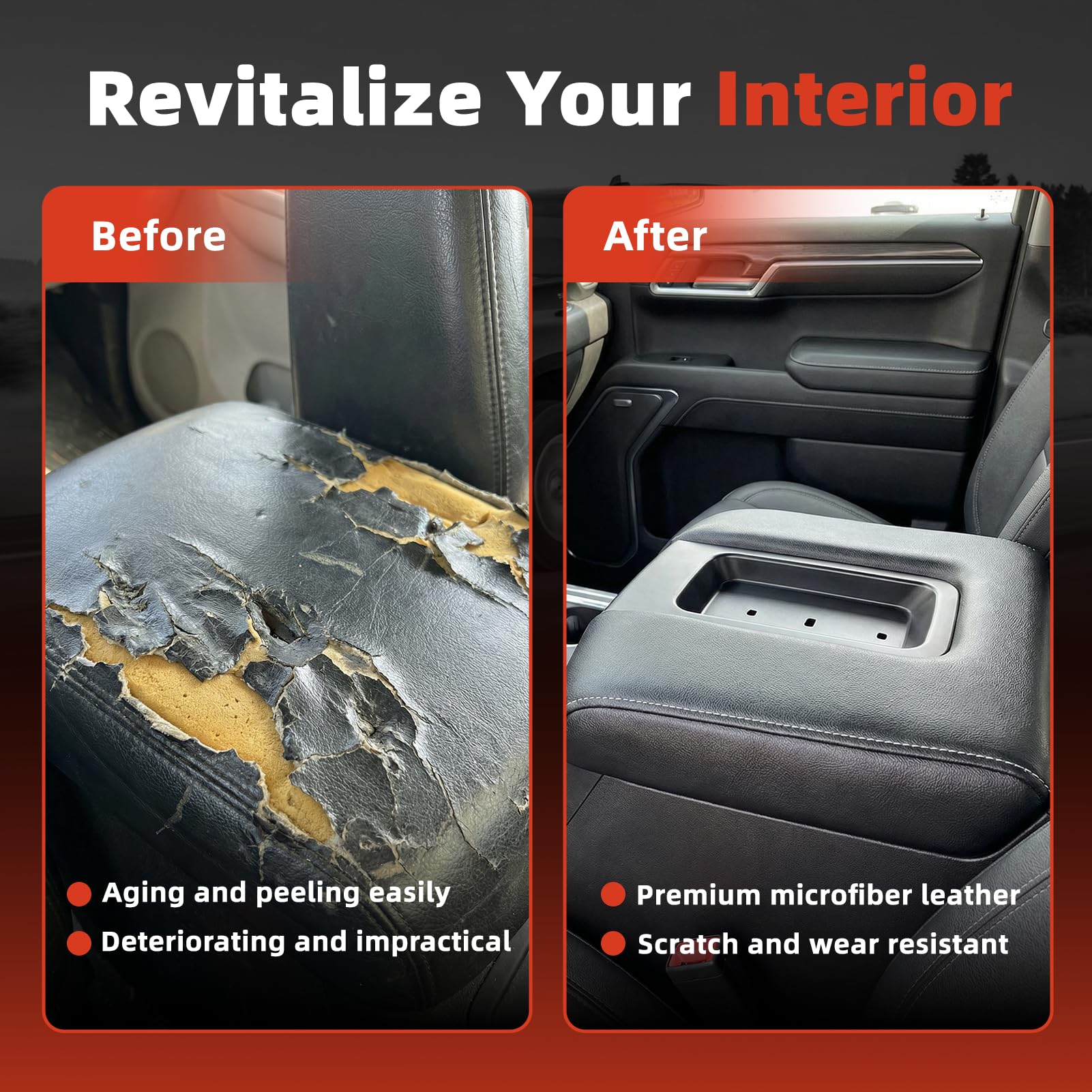LEO SYNERSTAR armrest lid in vehicle cabin improving comfort and appearance