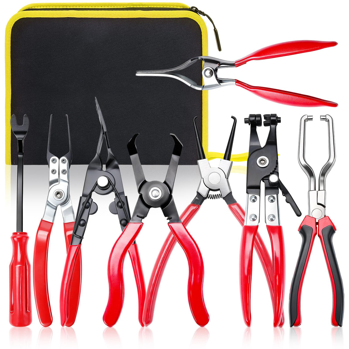 Leorossy front packaging showing full 8-piece set and organized pouch benefit