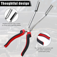 Leriton round jaw plier detail showing hardened carbon steel construction