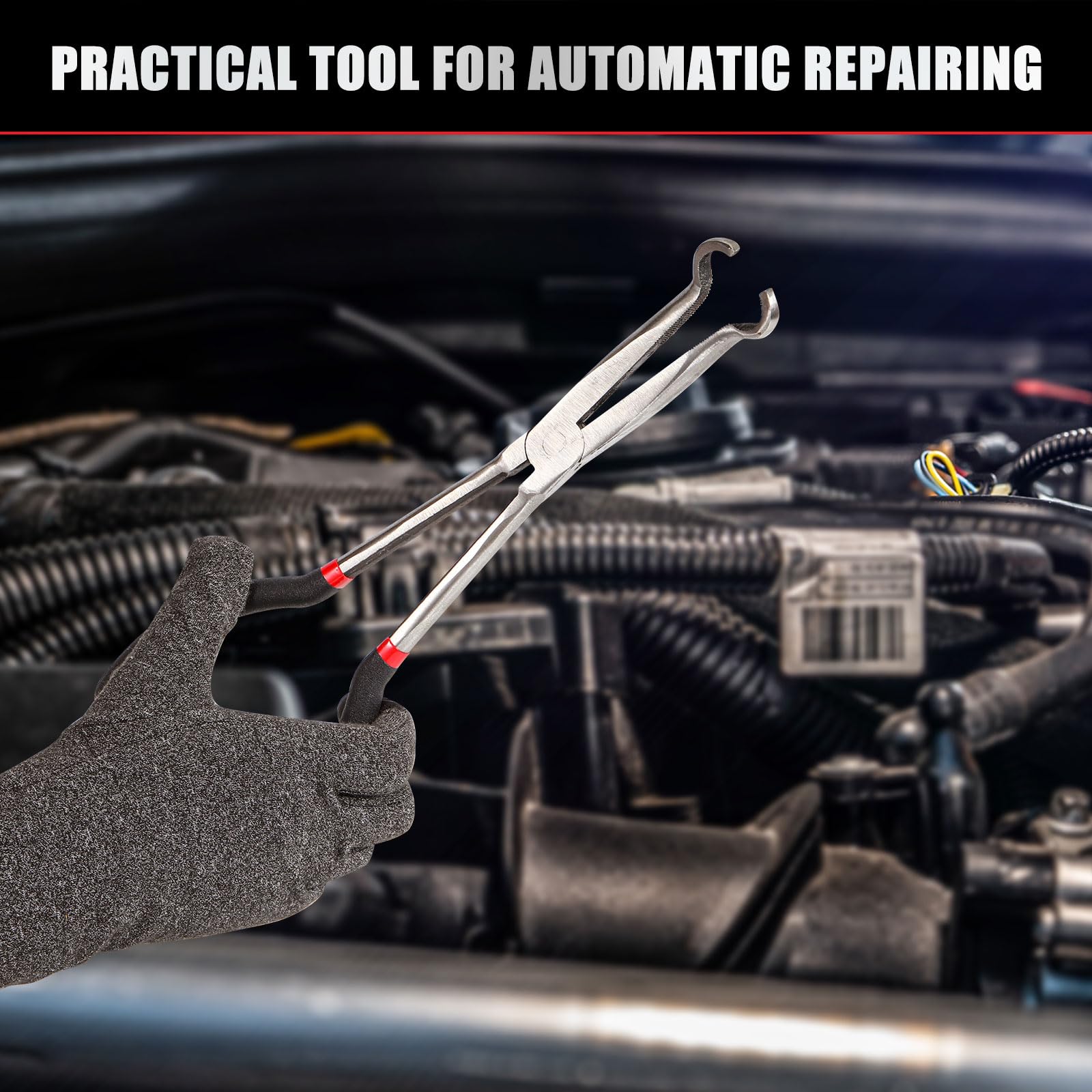 Leriton tools removing spark plug boot inside engine bay for safe service