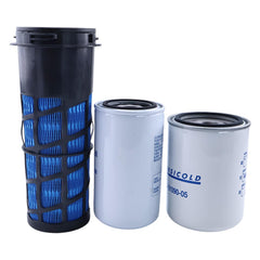 Lesurey filter kit front packaging showing complete aftermarket replacement set for Carrier reefers