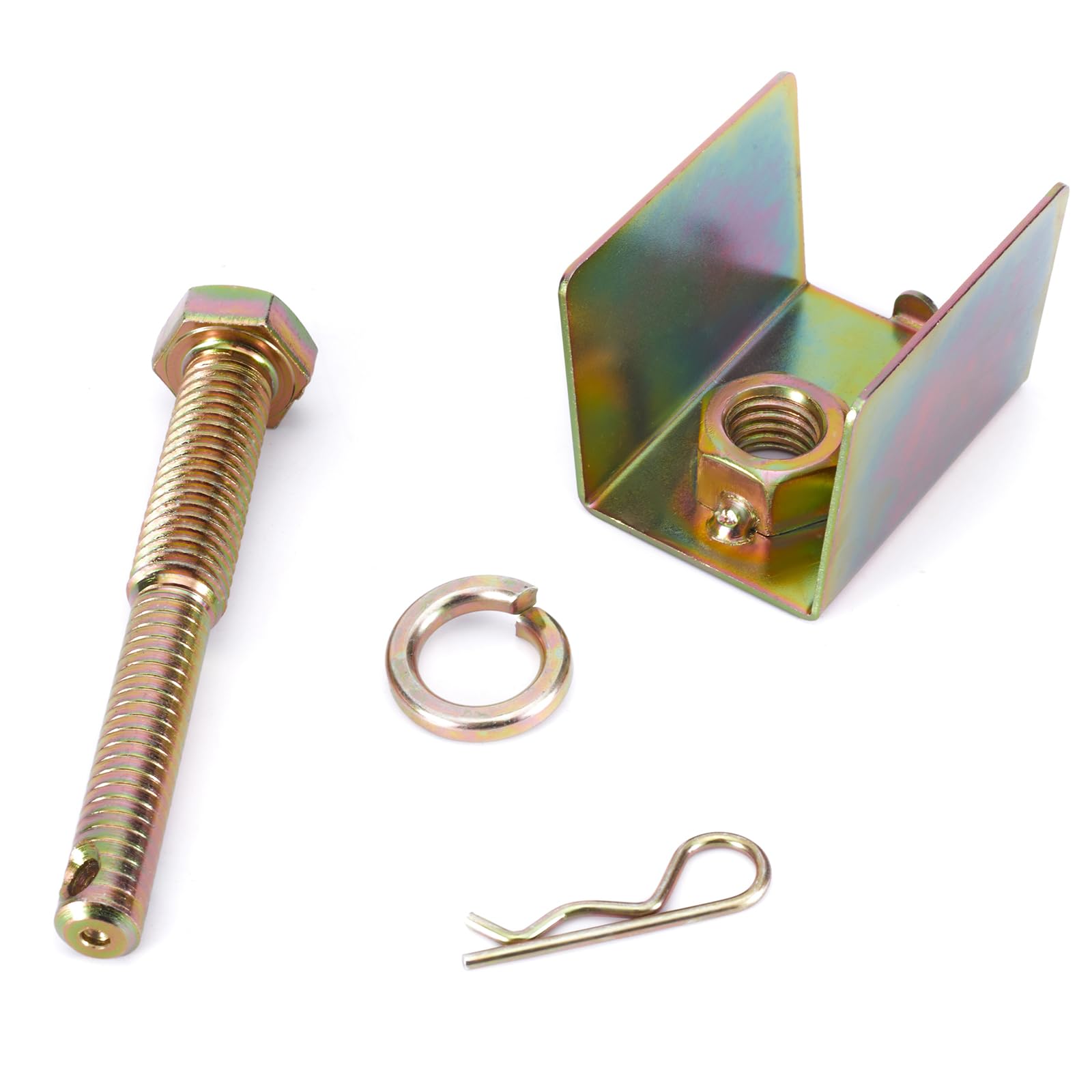 LETSYEE close-up of shim and anti-rattle pin demonstrating fit accuracy