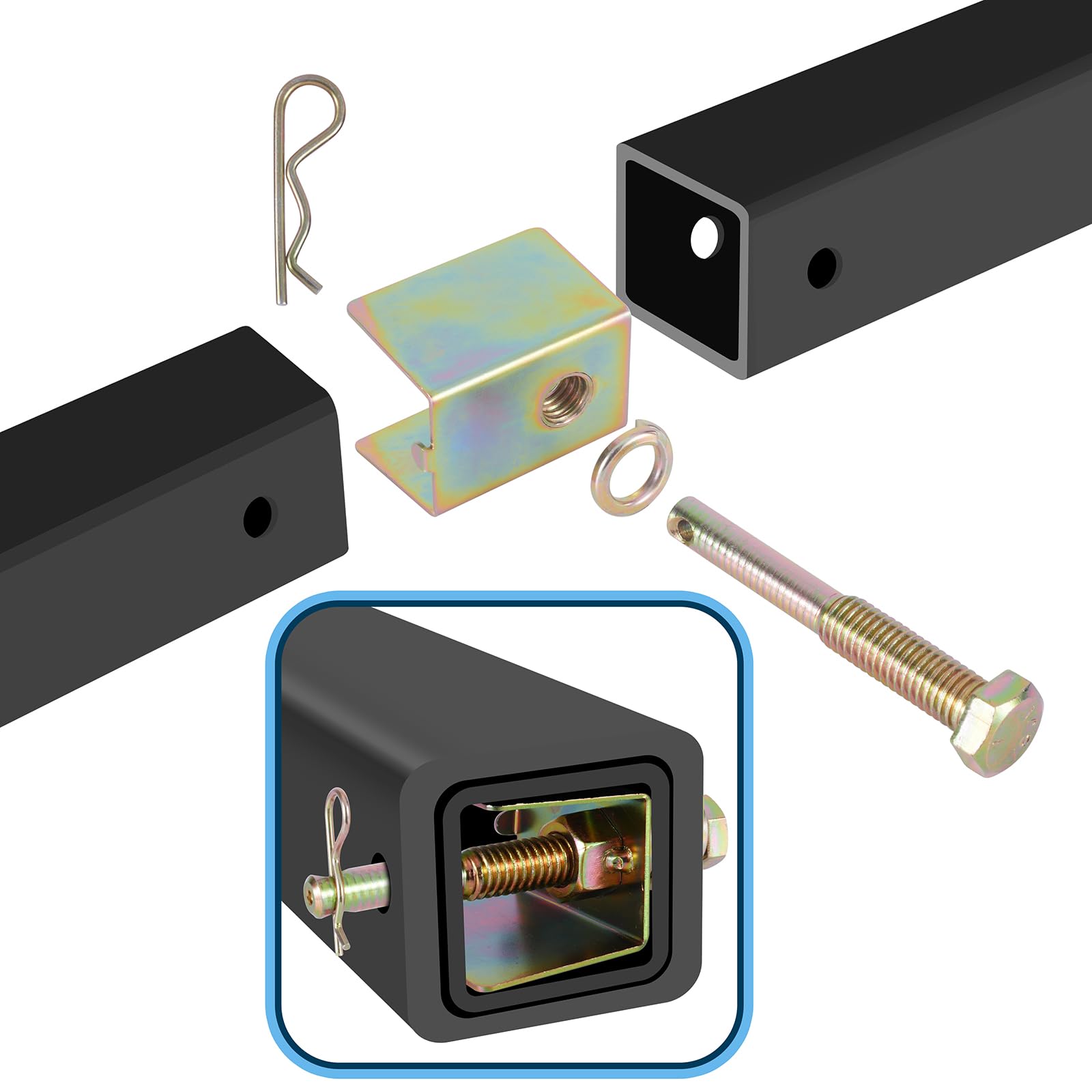 LETSYEE threaded bolt and nuts displaying strong fastening reliability