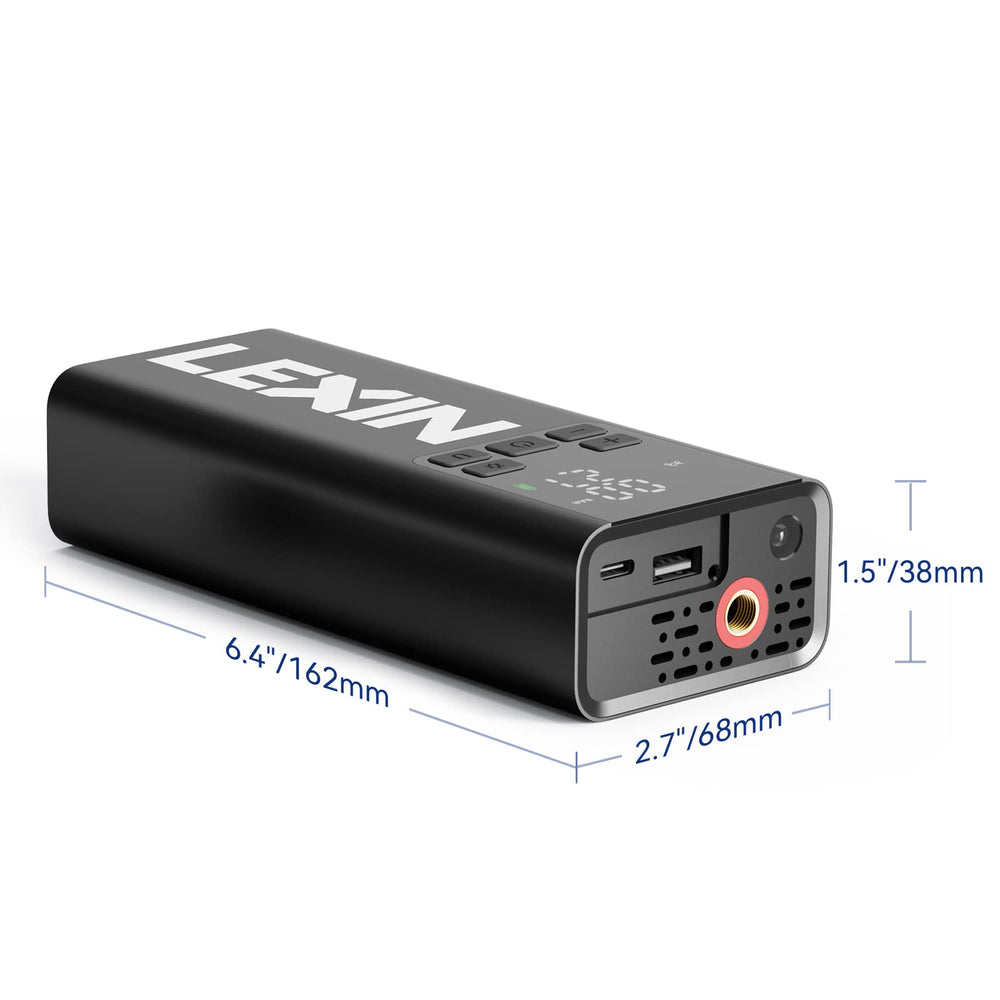 LEXIN P5 accessories and rugged pouch organized for easy storage and portability