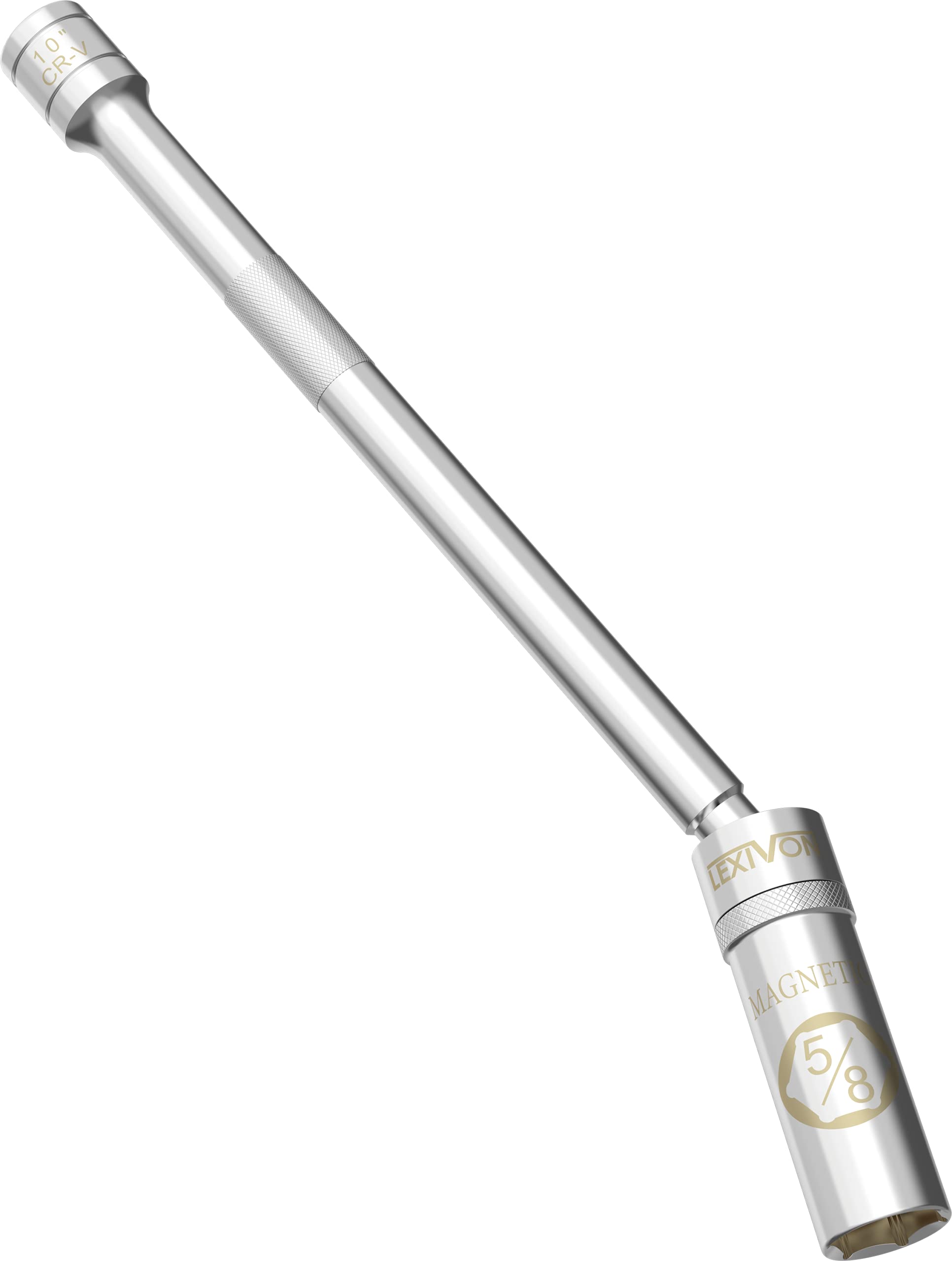 lexivon front view socket showing slim 5/8 inch profile and quick selection benefit
