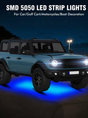 LEYMANRIYA close-up of 5050 LEDs and silicone shell for even glow