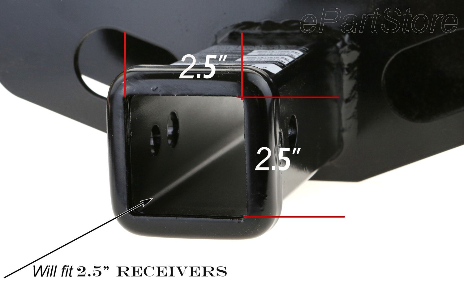 Close-up of LFPartS sleeve end showing smooth bore for secure 2 inch fit