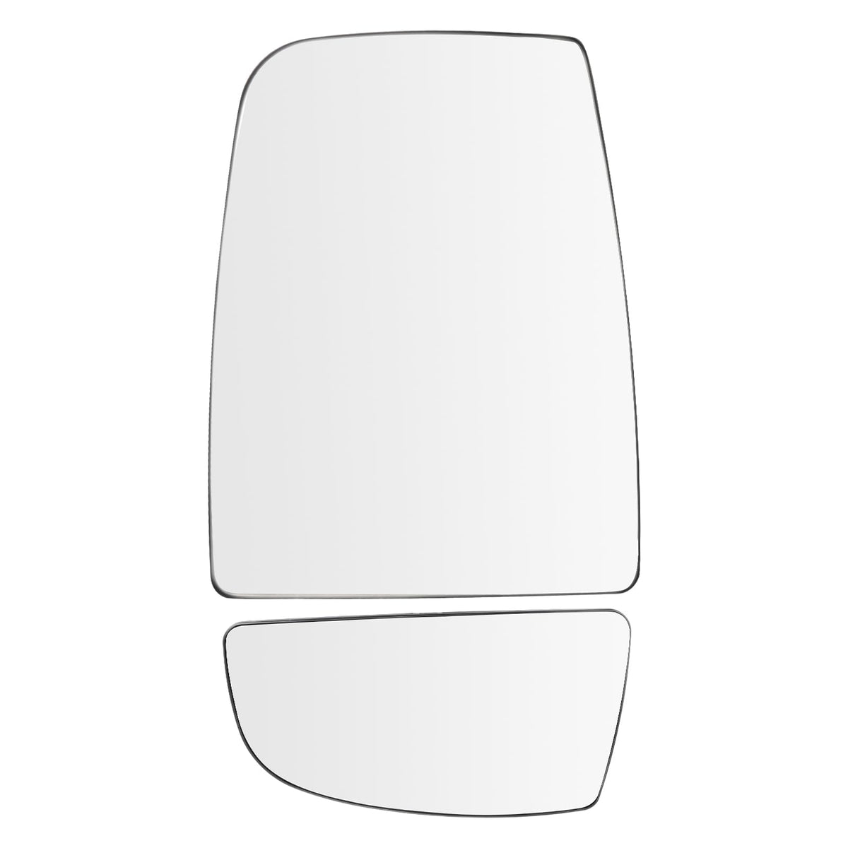 LHCDQSKCW left mirror front view showing fit and factory look