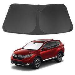 LHFLIVE front view on CR-V showing full windshield coverage and cabin cooling benefit