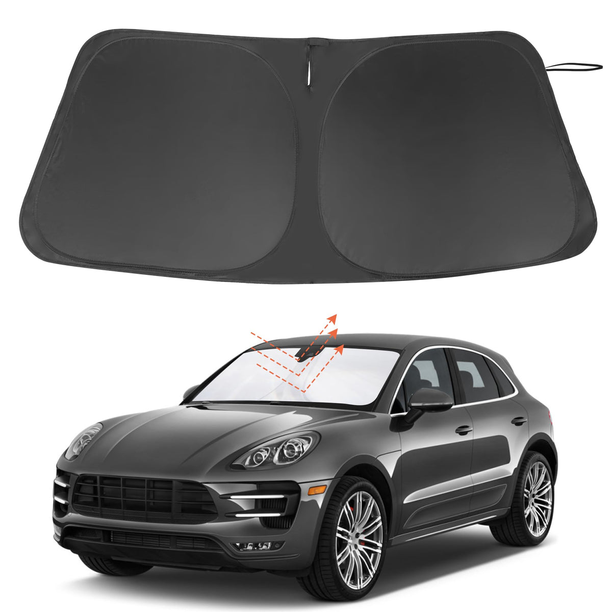 LHFLIVE front packaging showing custom-fit Macan shade and benefits