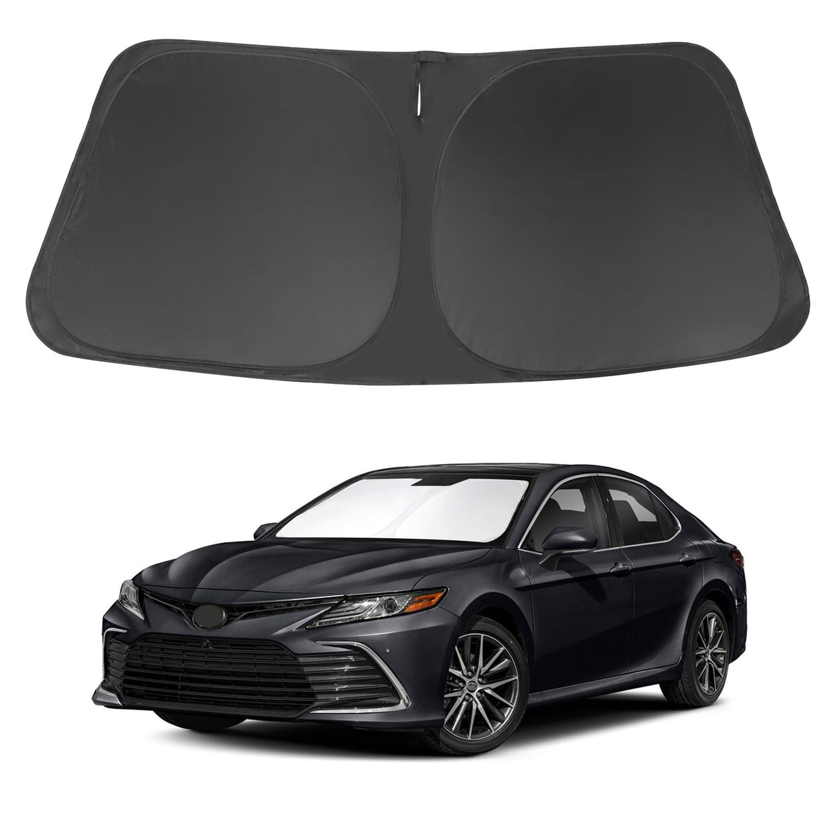 LHFLIVE front packaging image showing fit for Toyota Camry, protects interior