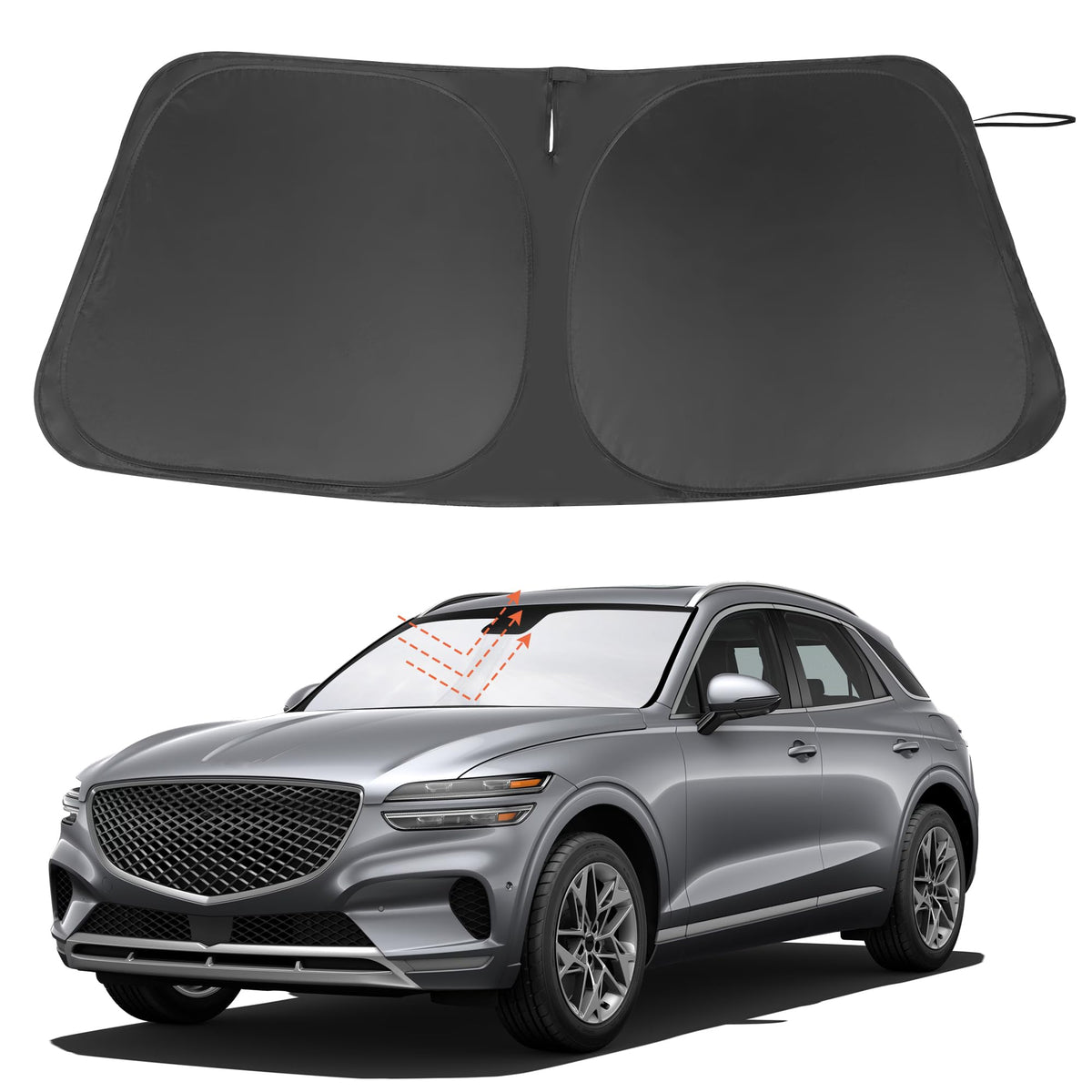 LHFLIVE front packaging view showing custom GV70 fit and protection