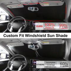 LHFLIVE installed on a GV70 windshield reducing cabin heat quickly