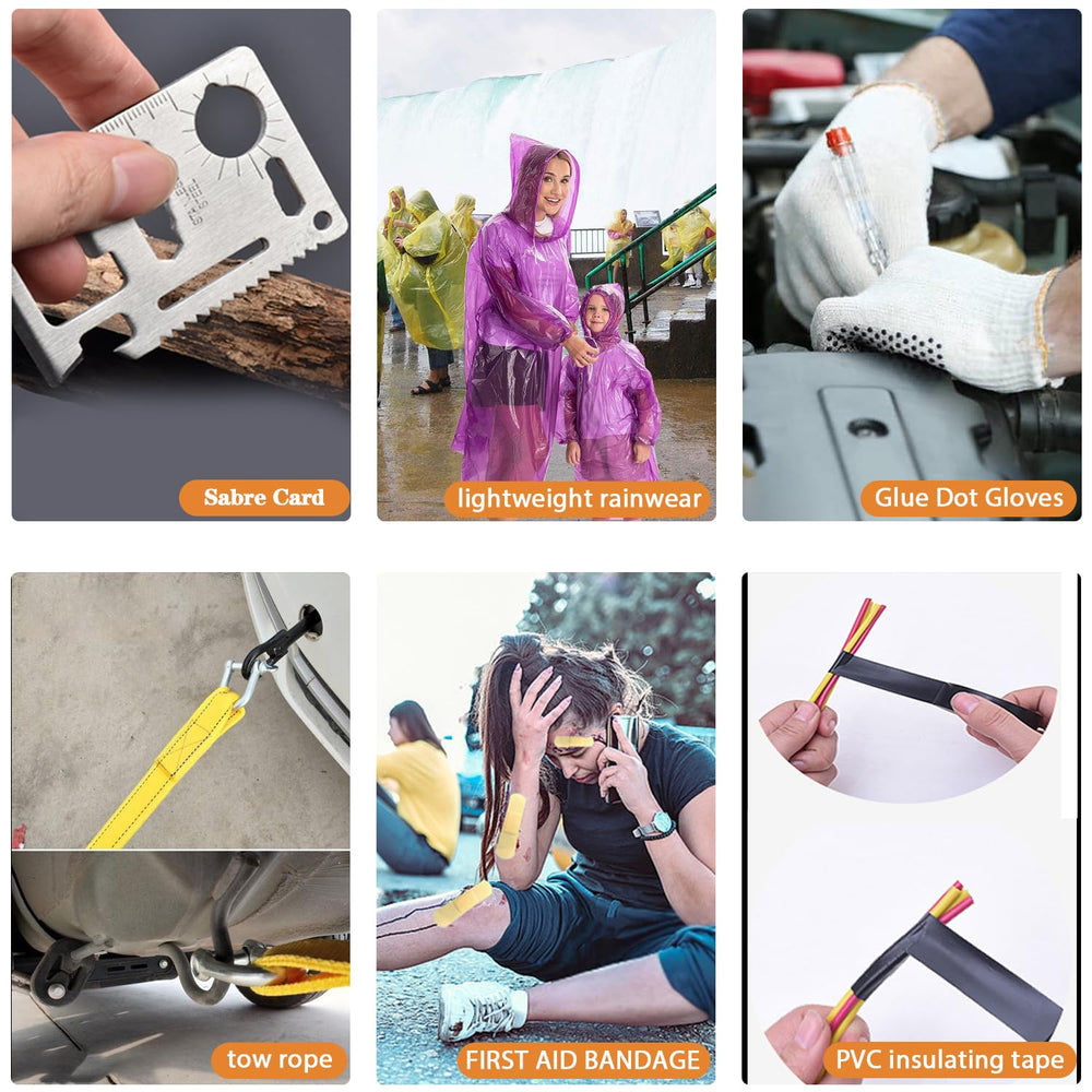 LIANXIN non-slip gloves with tow rope close-up for safer roadside handling