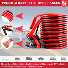 LIANXIN jumper cable clamp close-up highlighting UL-listed safety and grip