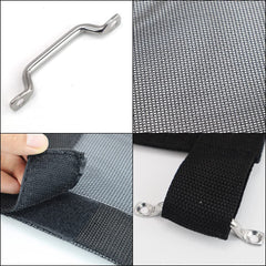 LIAULIADLL side view of hook-and-loop edge demonstrating easy attachment and stable tension