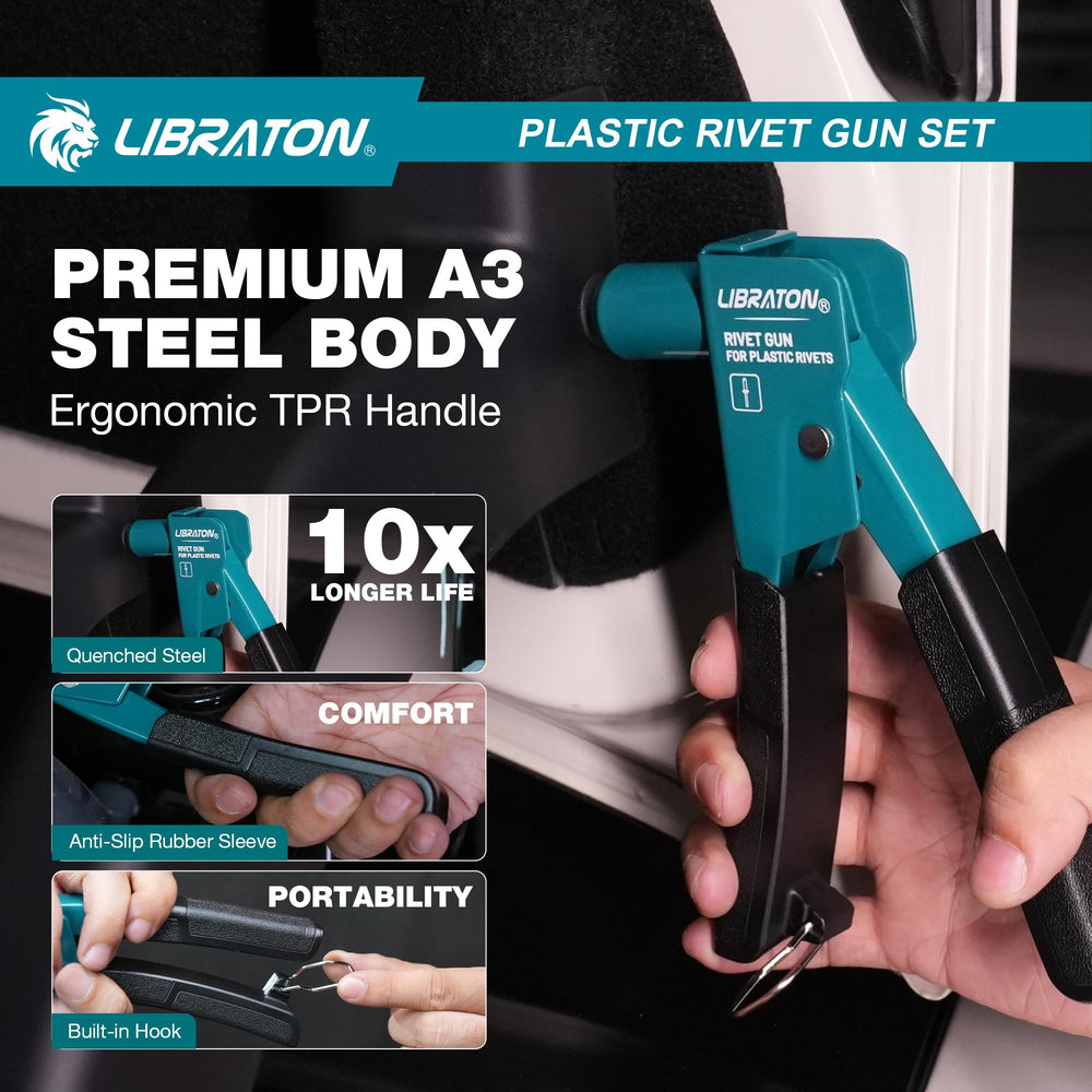 LIBRATON fastener removal pry bar pictured for safe clip extraction without damage