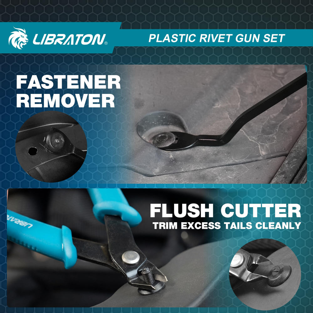 LIBRATON pry tool extracting broken clip to preserve panel holes