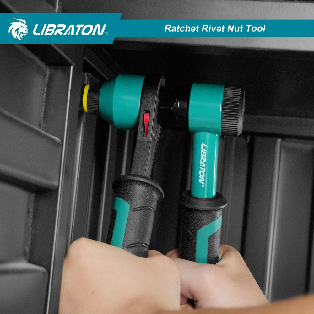 LIBRATON tool size comparison with hand illustrating scale and ease of handling