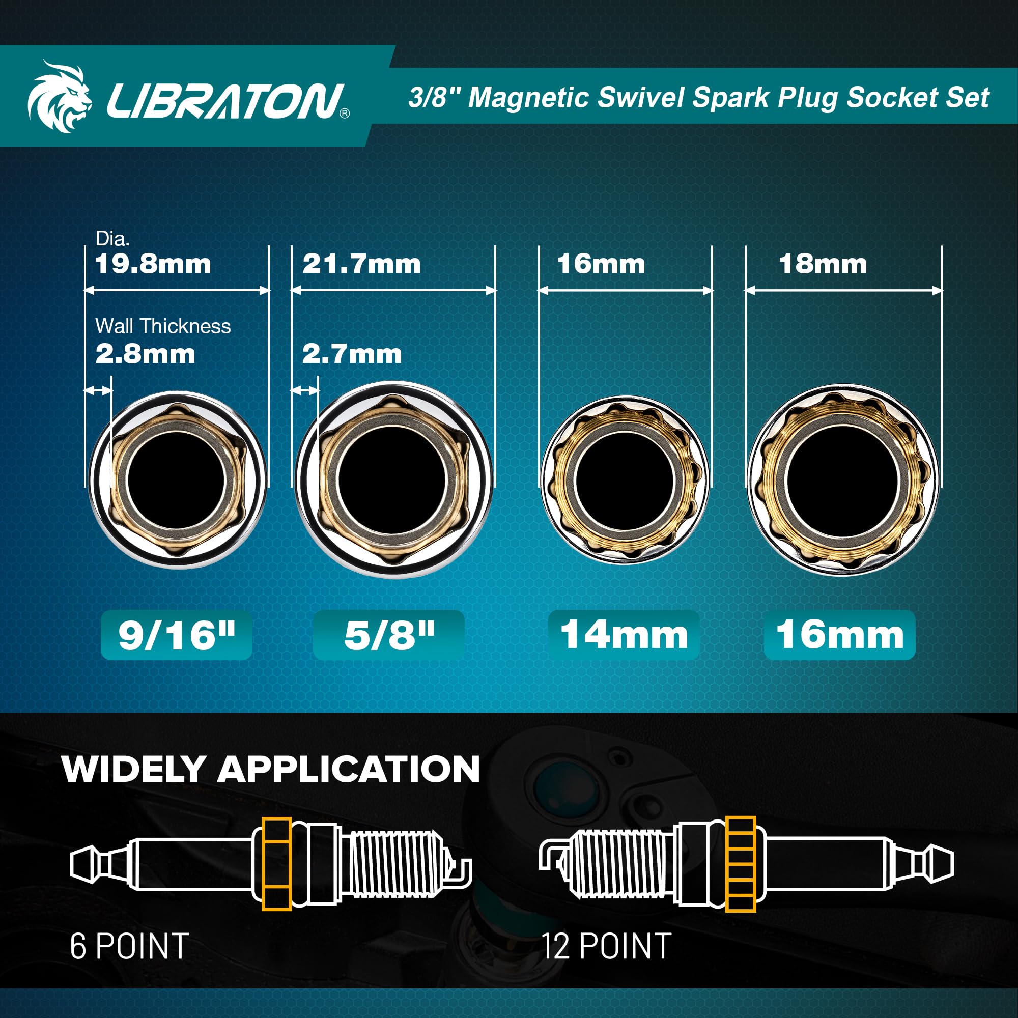 LIBRATON swivel head in action offering flexible access to tight engine spaces