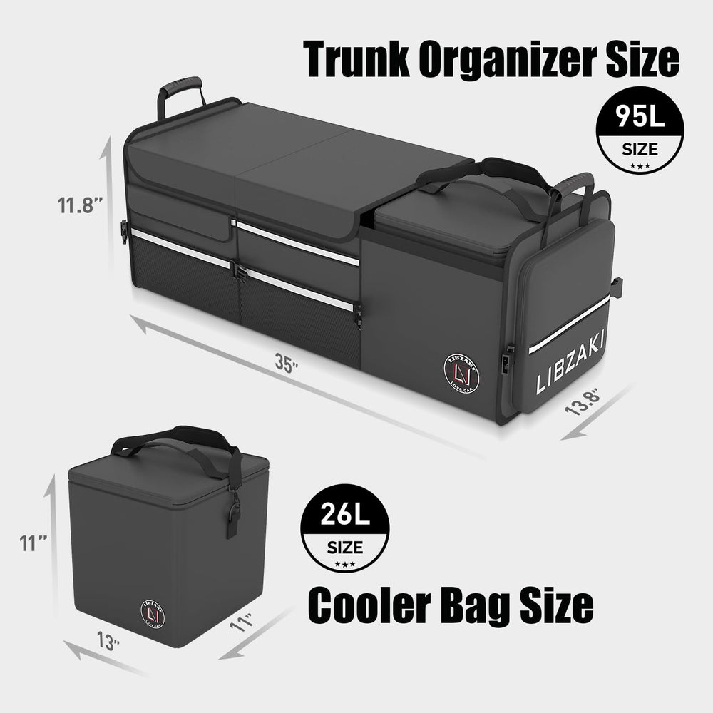 LI LIBZAKI folded flat for compact storage saving trunk space when not in use