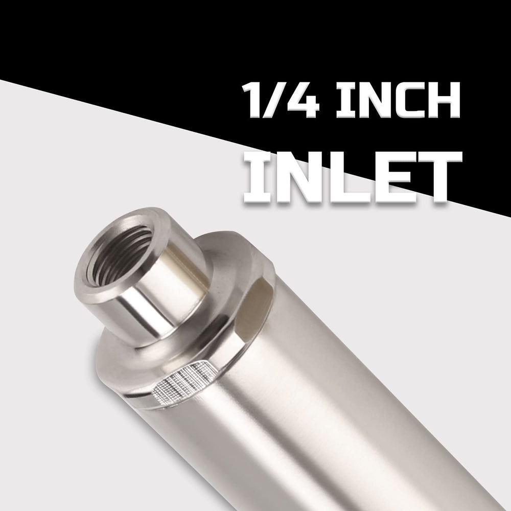 Lichamp 1/4in fittings connection demonstrating secure, leak-resistant hookup