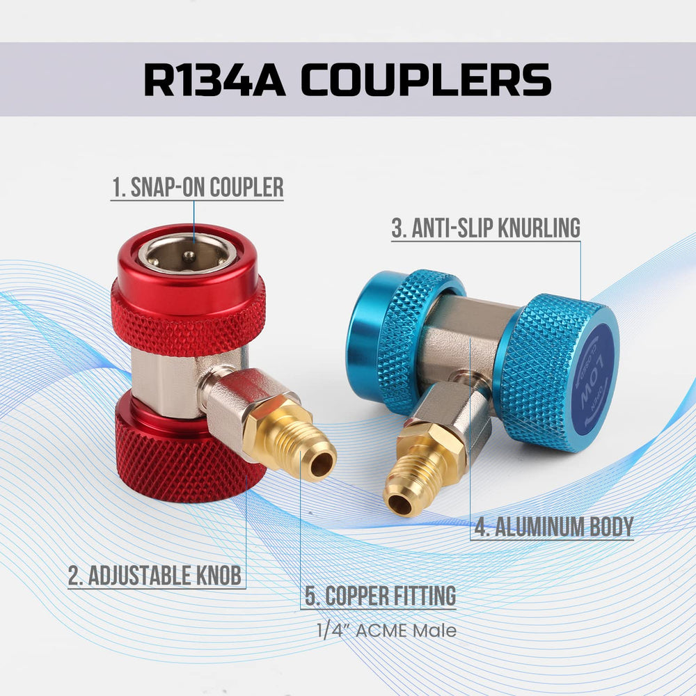Lichamp can tap closeup showing valve and knurled grip for precise refrigerant control