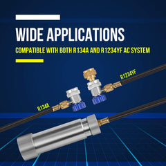 Lichamp hose and fittings with scale showing size and easy compatibility
