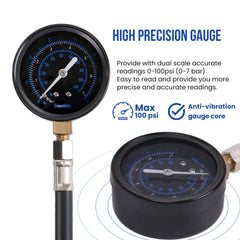 Lichamp hose connected to adapter demonstrating tight seal and leak prevention