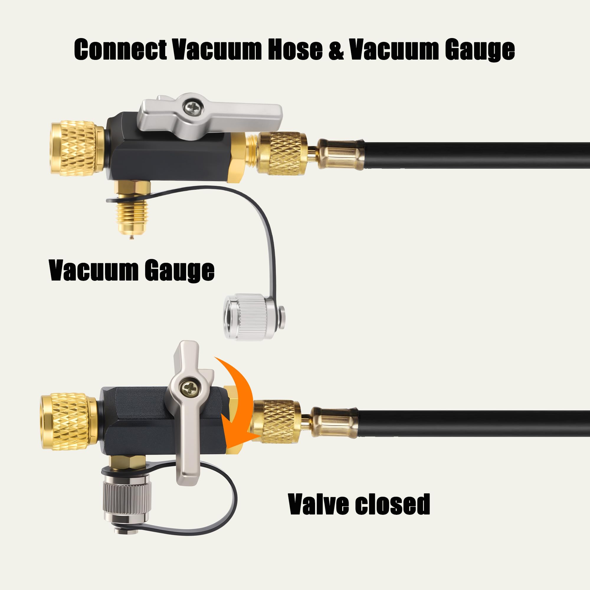 Lichamp in use with manifold showing leak-free connection benefit during service