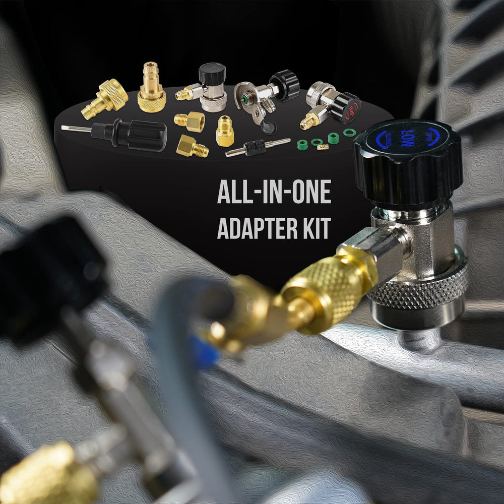 Lichamp full kit shown next to gloved hands to illustrate scale and convenient field handling