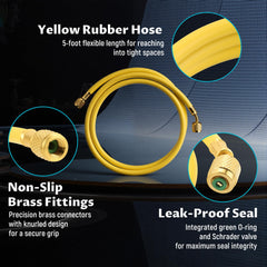 Lichamp knurled coupling detail demonstrating easy hand-tight grip for fast connections