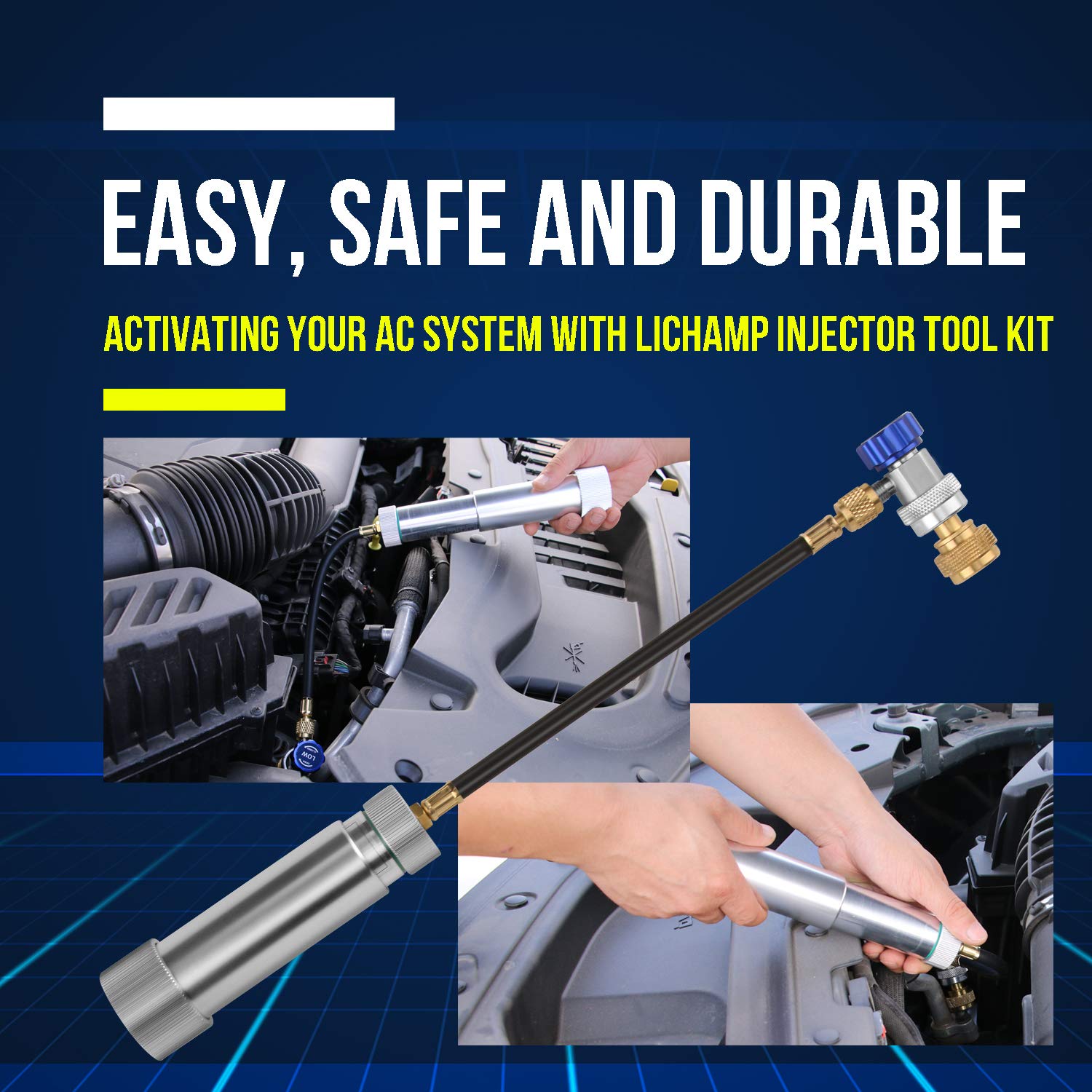 Lichamp on a workbench in a maintenance setting for faster professional service