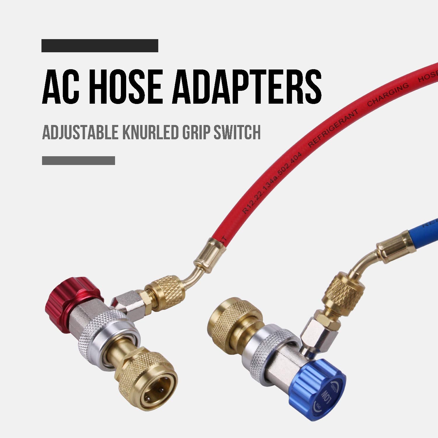 Lichamp kit beside gauges and hoses to show scale and compatibility advantage