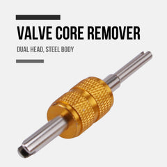 Lichamp valve core remover tool with dual heads for fast core extraction and installation