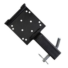 lifgarfe front view of hitch mount winch plate showing stability and fit