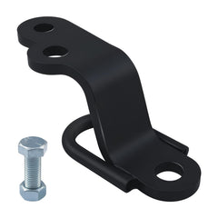 lifgarfe front view of three-way receiver hitch showing compact design and durability