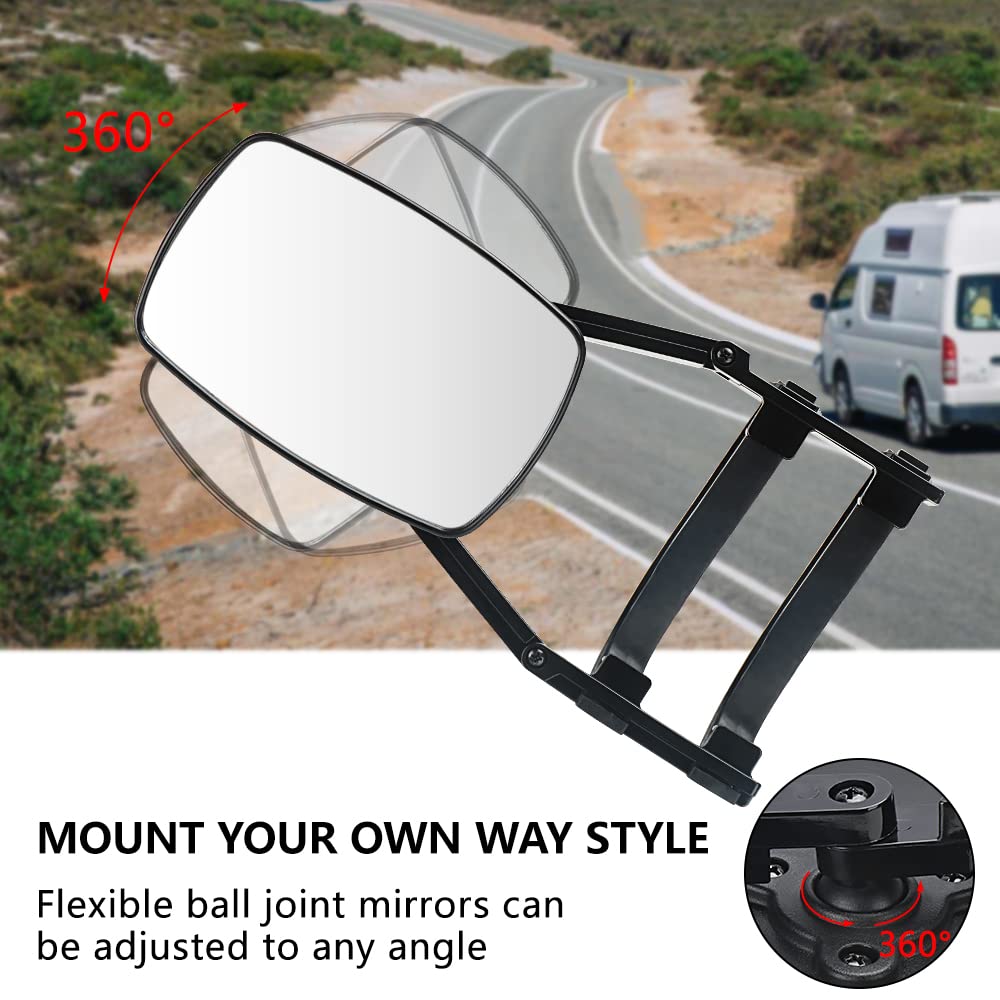 Lifronkit clear glass reflection illustrating improved rear visibility and safe lane changes