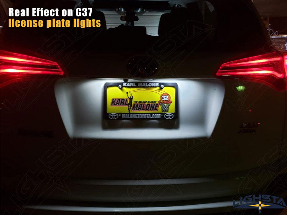 LIGHSTA glove box and trunk LEDs illuminating cargo areas for easier access