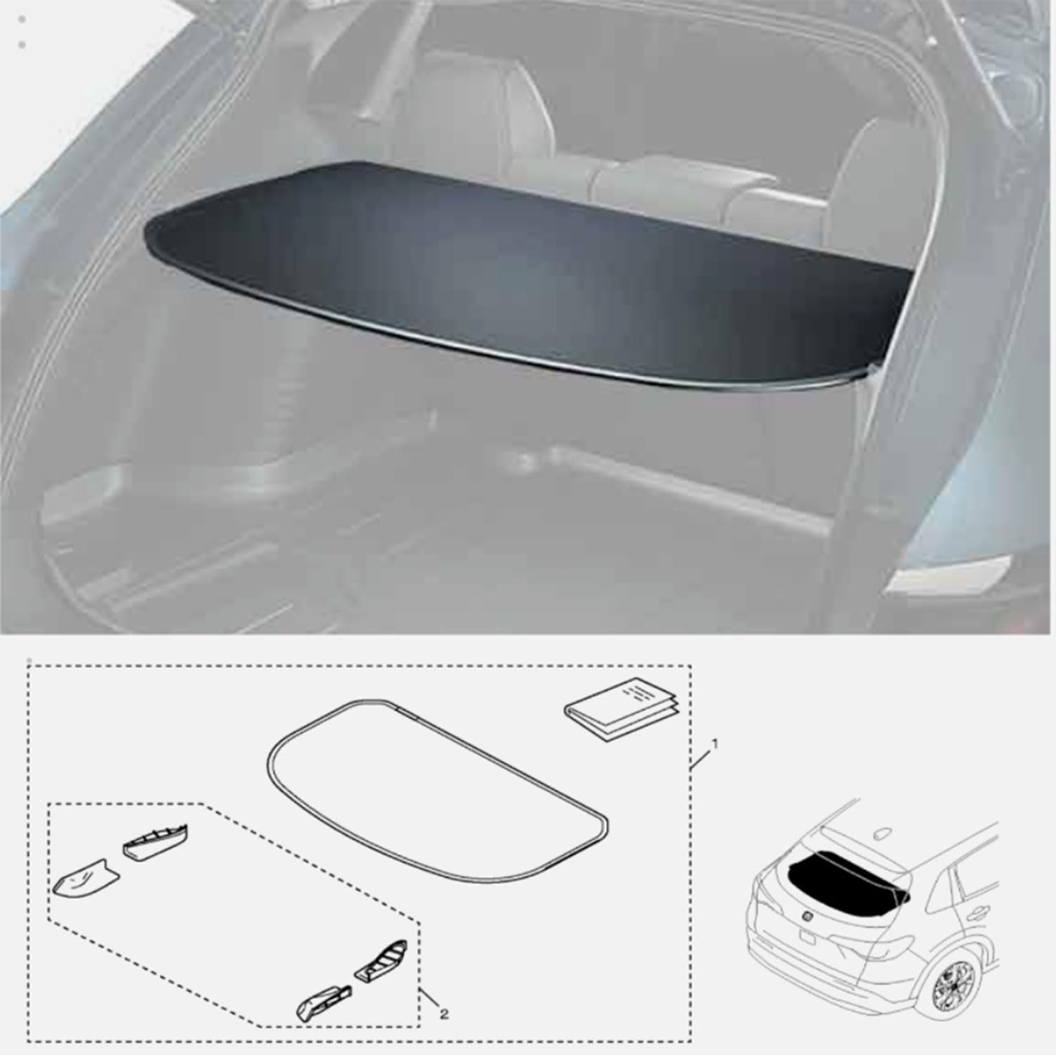 Liizoo lifestyle image of trunk closed offering discreet security