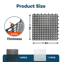 LILXIU close-up of tile texture highlighting TPE durability and breathable design
