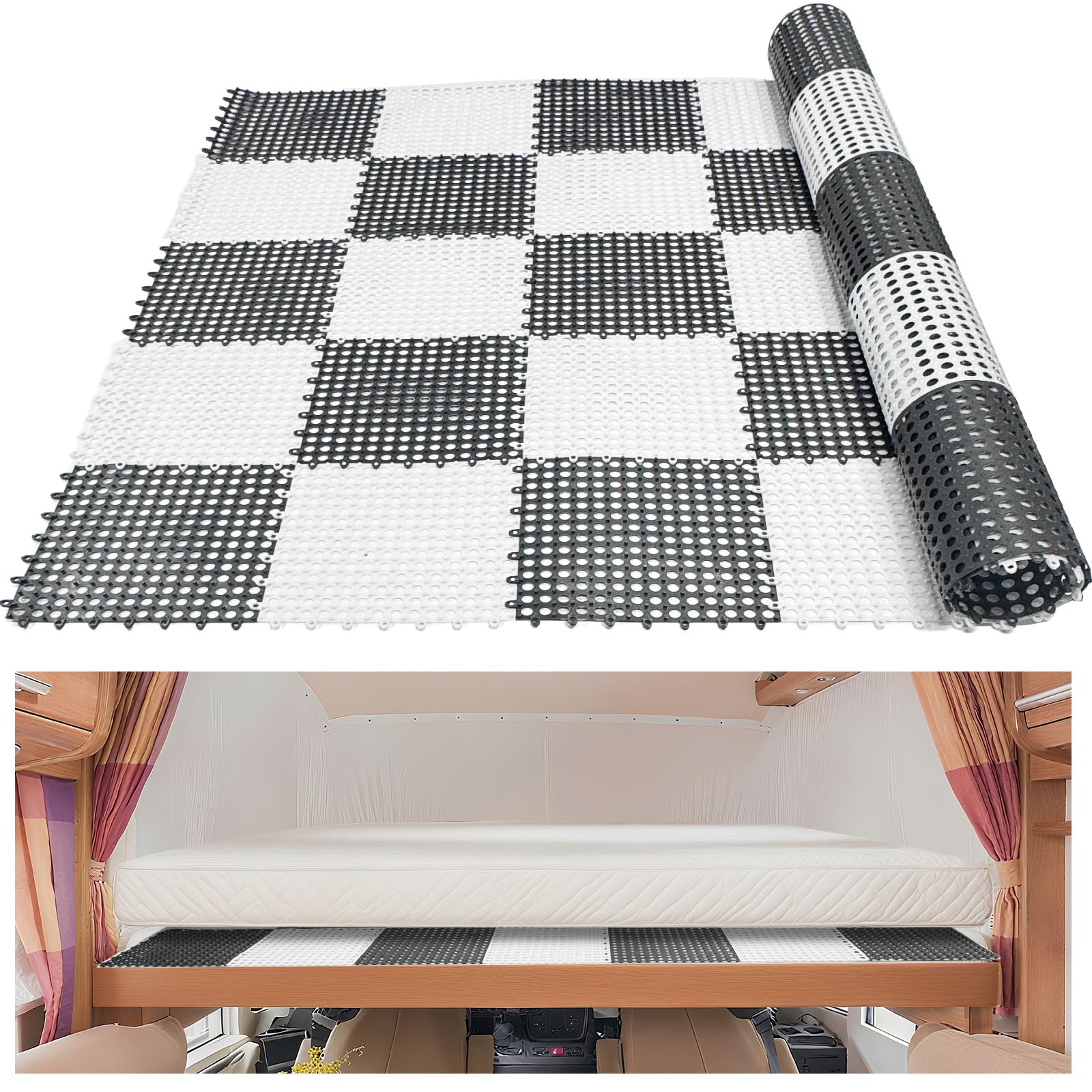 LILXIU front view of packaged modular underlay showing full set and benefit of easy setup