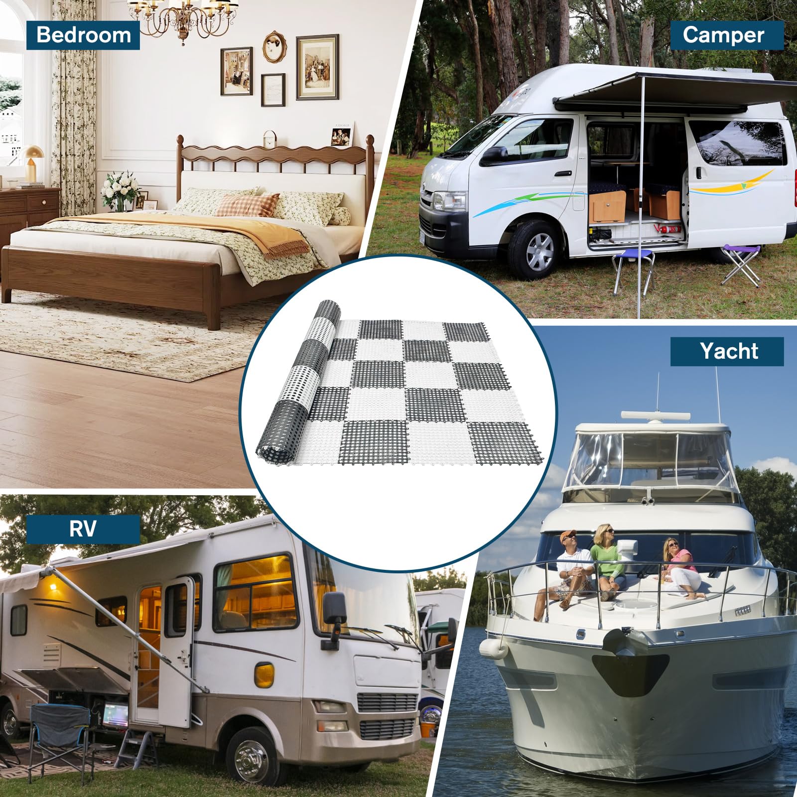 LILXIU lifestyle camper bedroom with underlay installed showing comfort and moisture protection