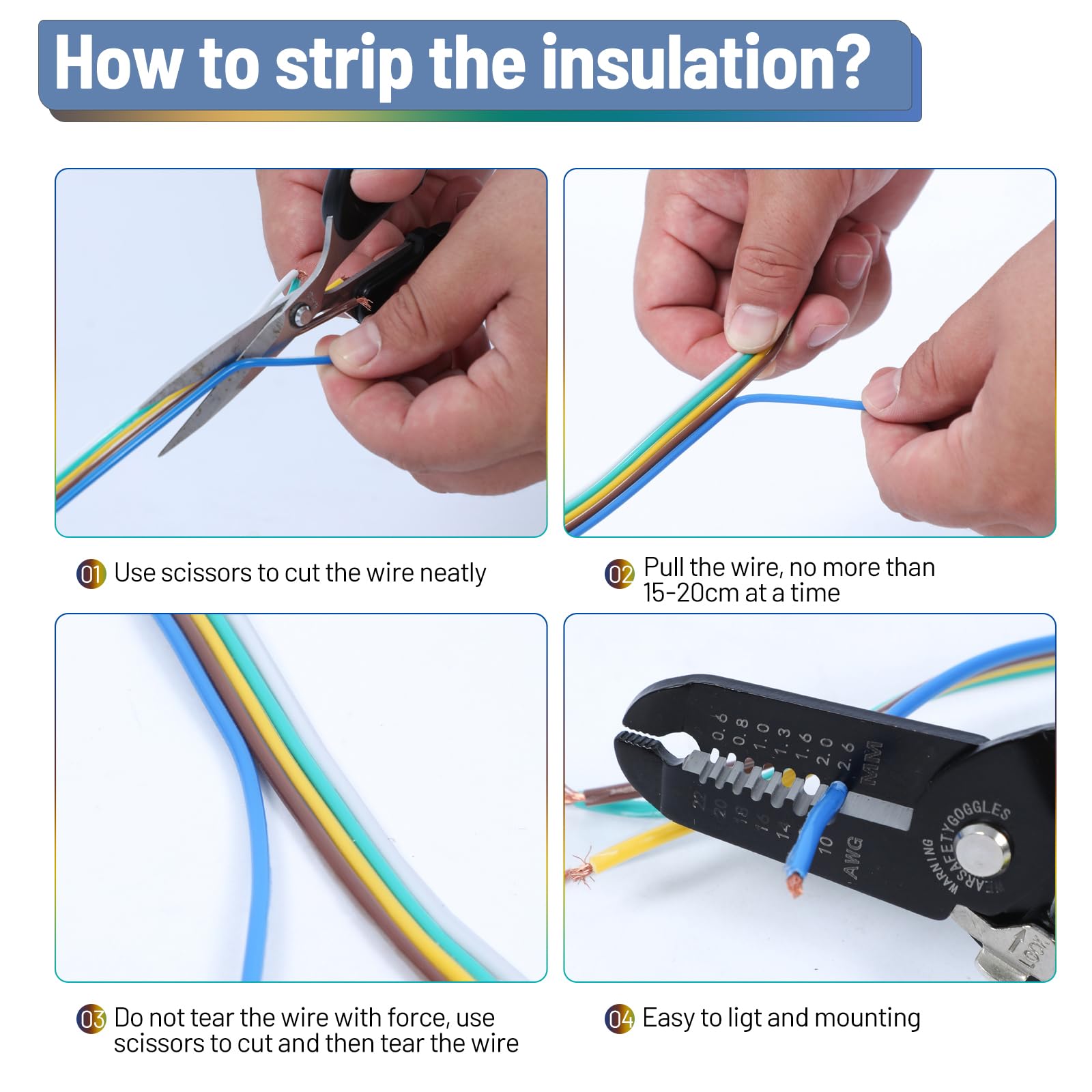 LIMICAR blue brake conductor connected to plug highlighting electric brake readiness