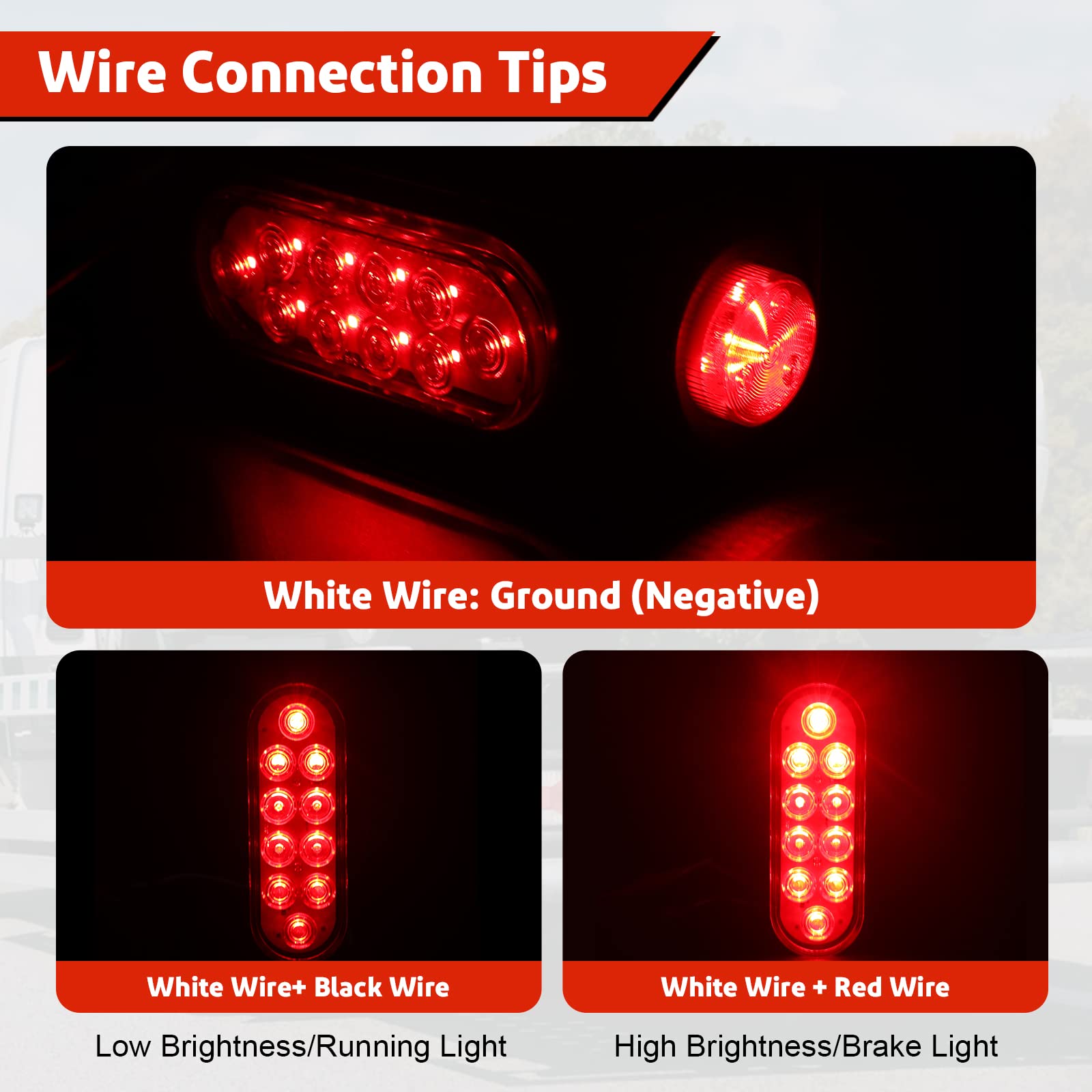 LIMICAR close-up of 2-inch round LED showing compact marker light and long-lasting output