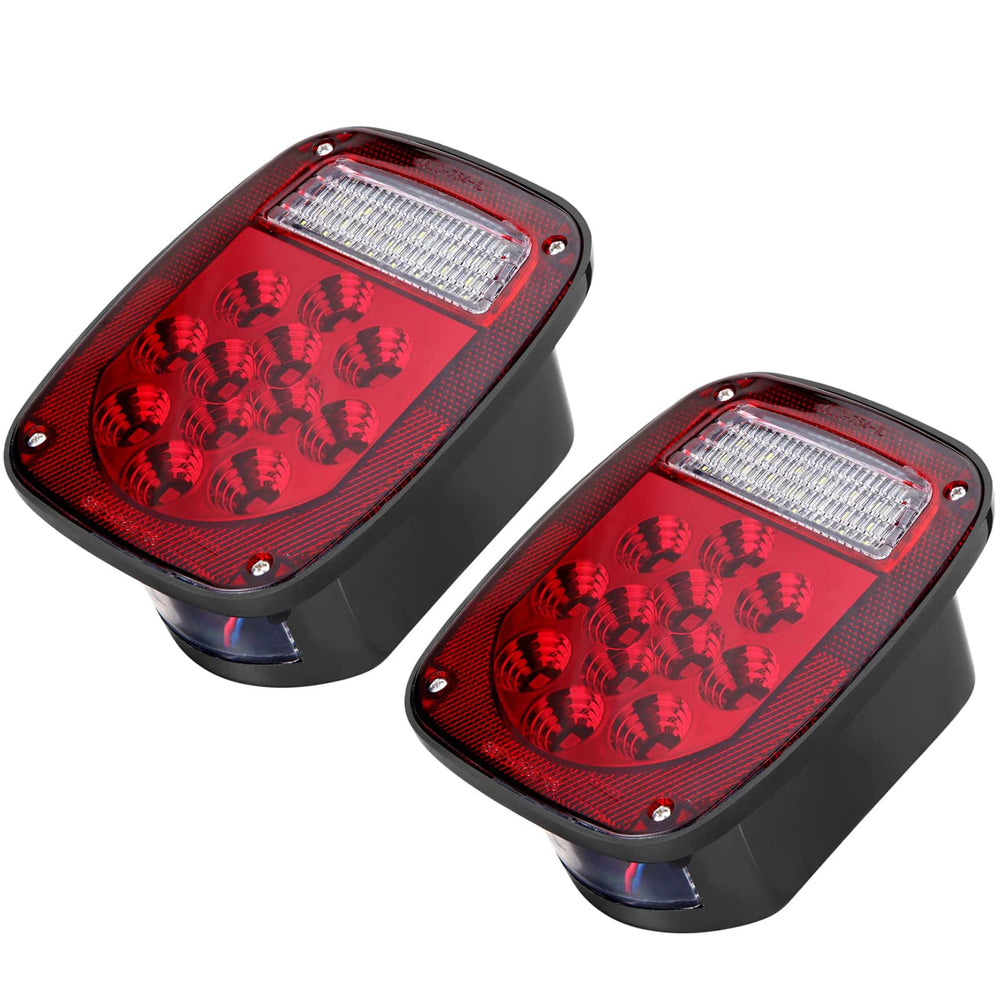 LIMICAR tail light front view showing clear lens and LED layout for visibility