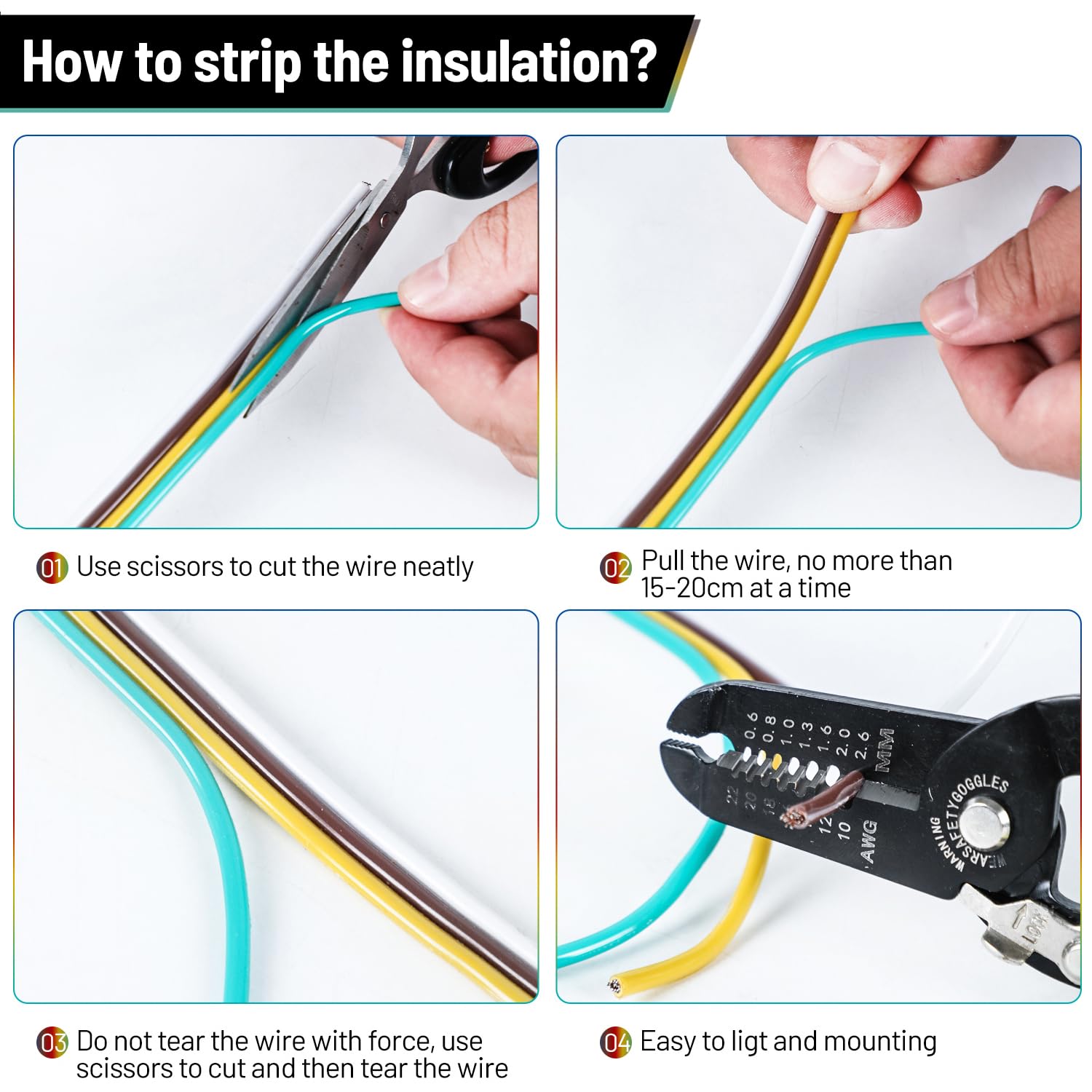 LIMICAR wire length beside measuring tape proving full 100ft coverage